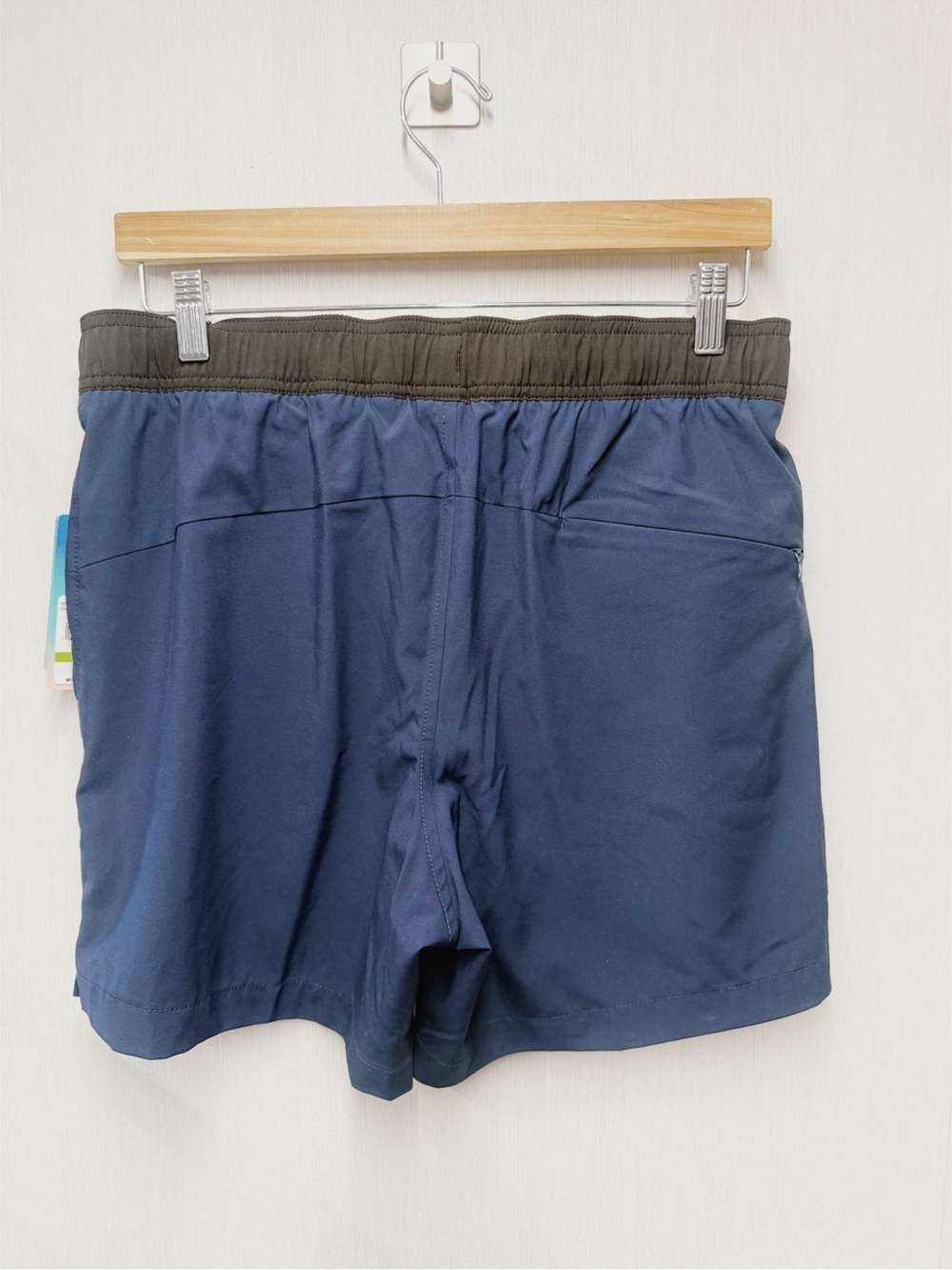 NWT Speedo Navy 5.5" Swim Lined Trunks UPF 50+, Size Medium - Picture 5 of 12
